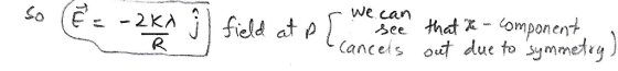 2ka J | field ate we can that x-component cancels out due fo ,Summe 4