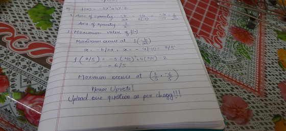 3 flac) = - 5x²+48-2 1 - b 2a -4 26-5) -10 S Axis of symmetry Axis of symmetry Manunun value of f(n) 2 를 2 a blza > maseinum