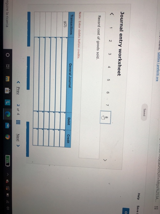 eien. Gestire i preferiti ora JU-dunchUrl=https%253A... Saved Help Save CI Journal entry worksheet < 1 2 3 4 5 6 7 Record cos