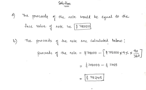 Solu Hen the note ud be emal t» the. fnce valve. note .11578000 hote e 5 16000 b The receels he note ane Cal ealaled belouo;