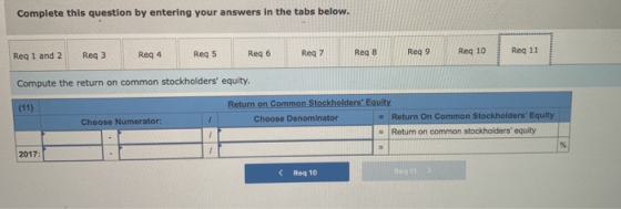 Complete this question by entering your answers in the tabs below. Reg 1 and 2 Reg 3 Req 4 Reg 5 Reg 6 Reg 7 Reg 8 Req9 Rea R