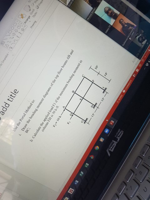 SmartArt - add title A2> DOO - 3. 0 BC: - Drawing Styles Arrange Oude Shape F:-10k- Use the Portal Method to: i. Draw the ben
