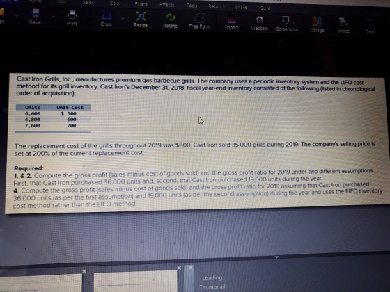 Seec: Color Fites Etects Tools Retour Share Sute Save Print Crop Resize Rotate Free Form Import Webcam Screenshot Collage im