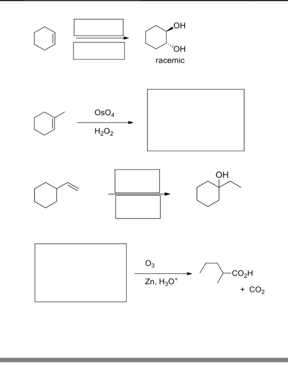 OH OH racemic Os04 H202 ao COZH Zn, H30+ + CO2