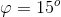 y = 15