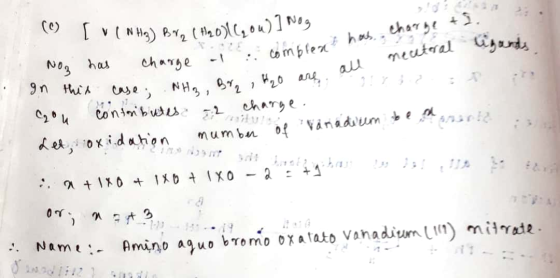 ligands comprent has charge 10 all neutral ? (0) [ vI NH3) Bra ( H2O) CYou)) vo, has chжтье - In this case, NH3, Br2 20 et a