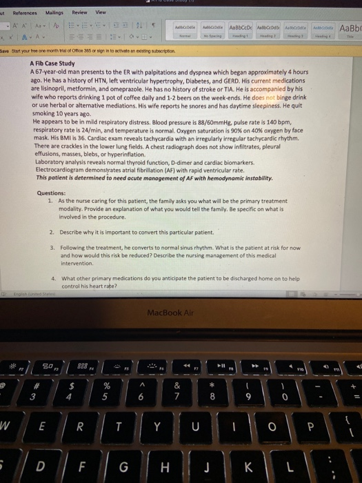 ut References Mailings Review View AAAA XXAAO ! Abte Autote AaBbccbe Aalbed . A AaBb Sre Start your true one month office 365