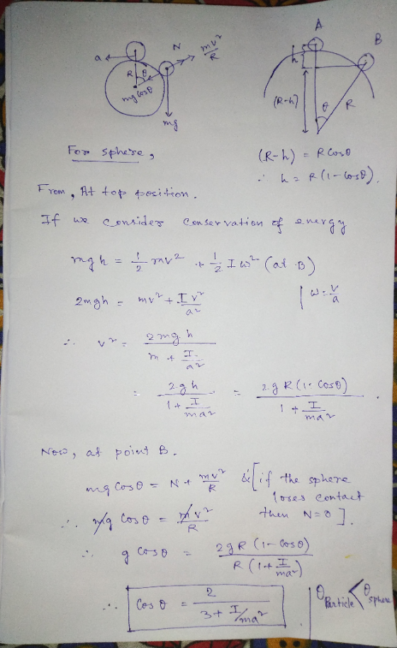 a d- mg lese (R-A) For Sthere (R-h) RCore hf(-0s From, At tot tesition. considers 2m8h 2 mg h 22h 1 I mar mar at point B. Net