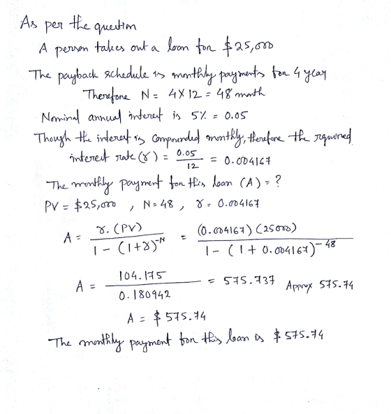 A pewm takes out a 0.os 1- ( I + Ο.CO41GY)一 104は5 0.180942 575_134 Amy S75.44 575.14 Pay