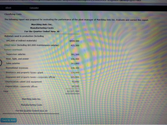 Wh-signLWA LESSIVIILUDSRL - Hanprolase eBook Calculator Classifying Costs The following report was prepared for evaluating th