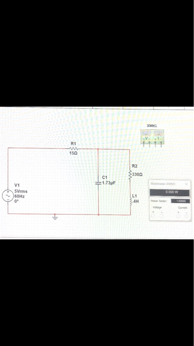 R1 150 R2 33300 C1 1.73F V1 5Vrms 60HZ 0° 0.000 W L1 4H