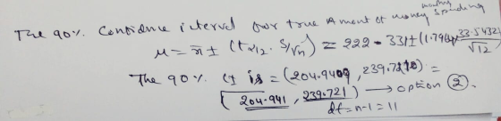Tu 90. Contdne i tervel true ment ot wny z 222 33/t(1.794332 The 90. ia - (2ou.9409239.7e) 239-721) opion ( २०५-१५। /