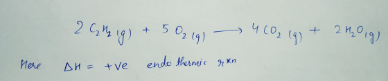 2 Calzig) + 502 19) - 460, 199 + 24019) Here AH = tve endo thermic ran