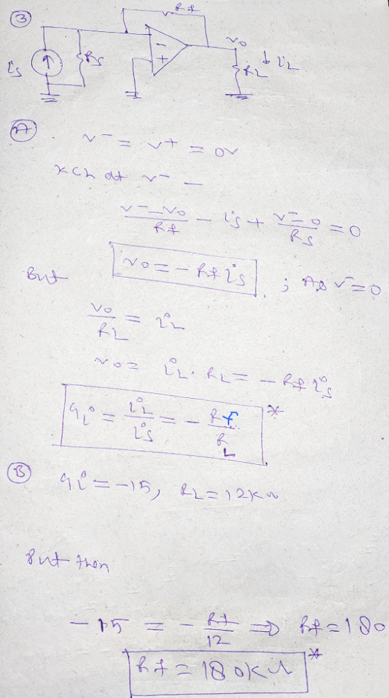 I tUm is MA ZOV Kchet ist V. ZO Rif voz-kits]. But ; norzo vo 22 R2 L. RL= - RIUS i ts & 9 ľ=-15, R2=12kw But then - 15 = R