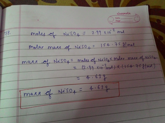 clASSMAte Date Page ntar