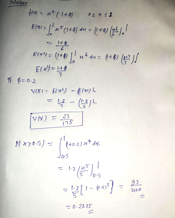 solution t1 = ut (1+0) ocasa E691 = *5(1+0) du = (1+0) ( - 140 6044= (1+0)]26 du = (40) (x2 )! E(x)=148 94 8=0.2 VIXI = E1 2