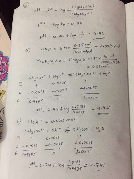 pH = pla + log [Choco, Na 1000 ml/lt toy TcHtz co₂H] plea_ -log ka=4.74 pH = 4.74 + log – = 4.74. nha = 6Mx de 25 m = 0.0015