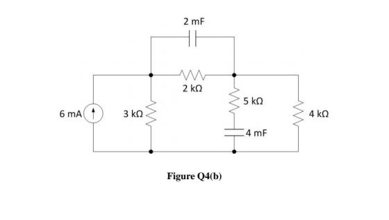 2 mF Η Λ 2 ΚΩ 5 ΚΩ ΛΜ 6 mA 3 ΚΩ ΑΛΛ 4 ΚΩ 4 mE Figure Q4(b)
