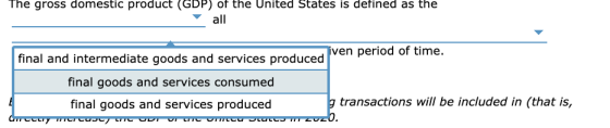 The gross domestic product (GDP) of the United States is defined as the all final and intermediate goods and services produce