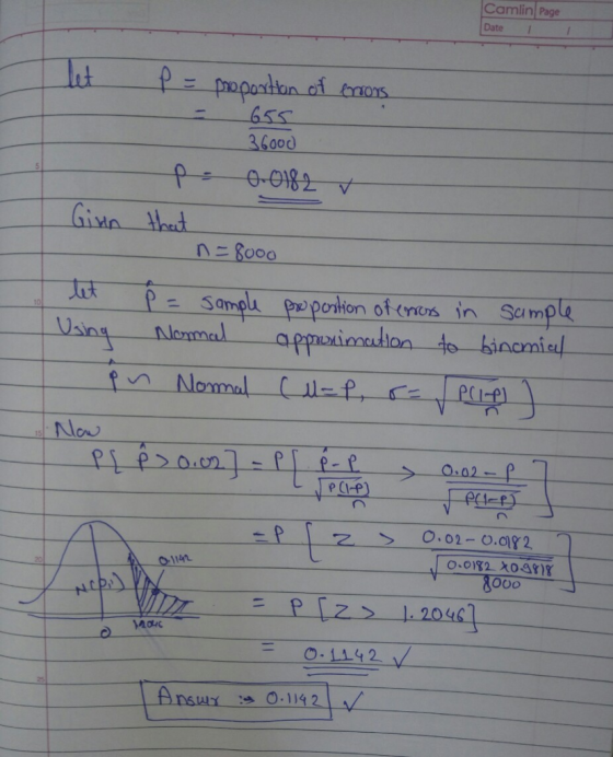 Camlin Page Date I 36000 Givn Heed は p Jamal ON XO00 A0uc O- L142
