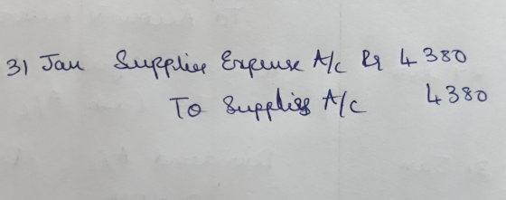 31 Jau Suppliee Erpeuse c R 4380 To Suppliss A/c 4380