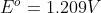 E^o=1.209V
