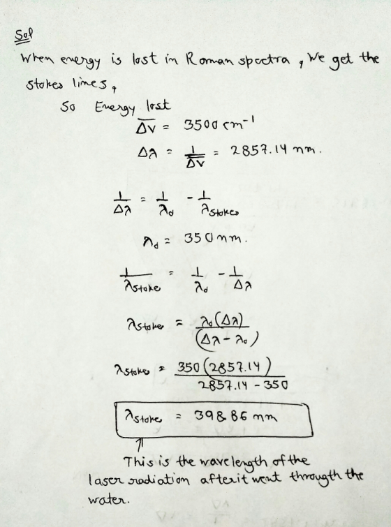 Sa eregy is last in Roman spectra , Ve get the Stokes lmes So Emegy lost AA 2853. 14 mm nd 2 35 0 mm Astske 350 (2852. 2-857.