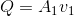 Q=A_1v_1