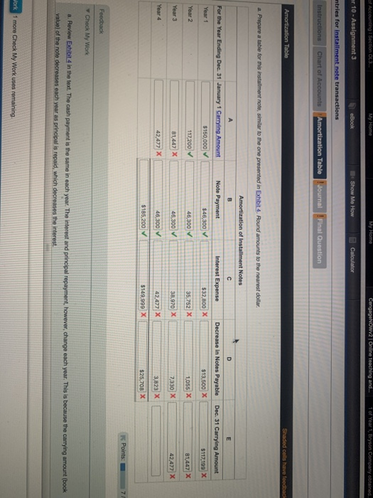 of Accounting Section OL3_ My Home My Home CengageNOWV2 Online teaching and.. 1 of Year 1, Bryson Company obtained er 10 - As