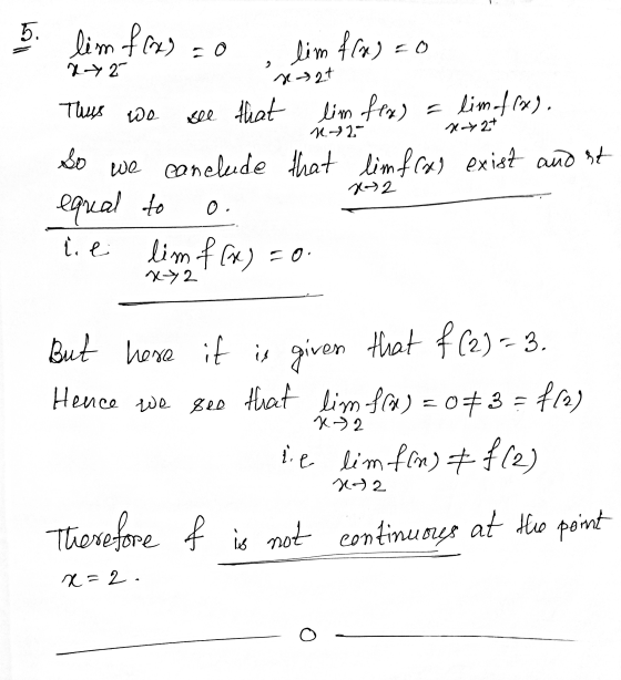 lloy lim fox) = 0 22 lim f(x) = 0 naat Thus we see that lim fex) = lim of (x). Mayat we conclude that limfres exist and it eq