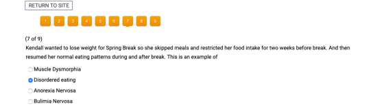 RETURN TO SITE 23GOOOO (7 of 9) Kendall wanted to lose weight for Spring Break so she skipped meals and restricted her food i