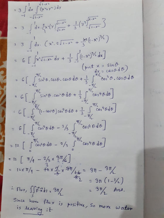 1 VI-2 = 3 dx f (x + y ) dy -1 11-xt + 3 $(9371e** T-X ✓i-xi 2 - 1 - T/ • Th -T/ -T/ + 3 (dx. (x².251-x² + yep 1 - x03%) 6 [