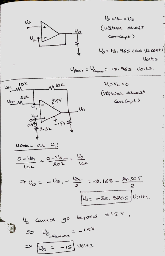 Us Ugalb a vo (usztual shaft Concapt) Vo:18. 965 Las (12.Cont) Voits Upean = Vaman = 18.965 vots lok мое V,=4₂=0 (virtual sho