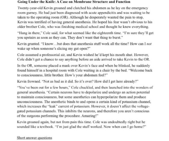 Going Under the Knife: A Case on Membrane Structur
