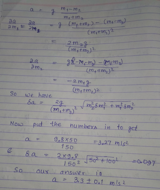 am2 2 So we have Sa mitm) Noo pudt the number in to get 1 50 1 502 : So oux, answer 13 3,3 m ls 2