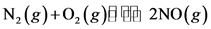 N,(g)+O2(g)OD 2NO(g)
