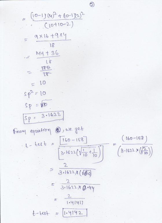 ใน (10-13 cup + (10-1X2) 2 (10410-2) 9x:16+984 18 Myt 36. 18 180 T8 M $ 10 sp² = 10 sp = 110 ISP 3.1622 From equation , we ge