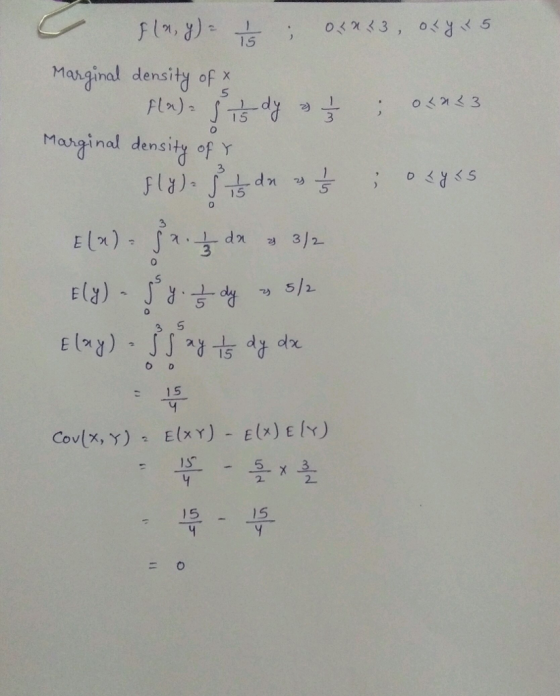 15 Manginal density of x 5 Maiginal density of Y 3 15 0 0 3 5 , 부 _ 돌 끅-뚝 15 15