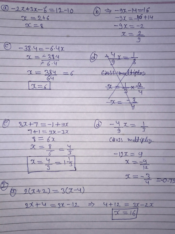 @-22+3x-6=12-lo 드-2 广6.4 64 3 2.