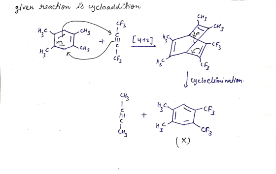 given reaction is cycloaddition 1 cf3 Исти, у. loeliminahon