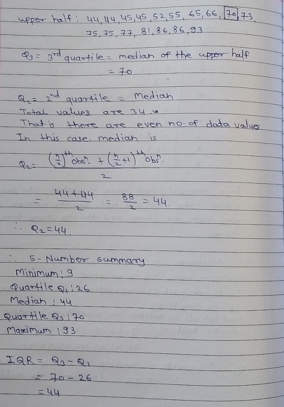 6 1S 33quarti les medlah of 3o hd ilemedian Total values ae3y a . Thats thert came even th 0-of-date la yer- 2 Number summan