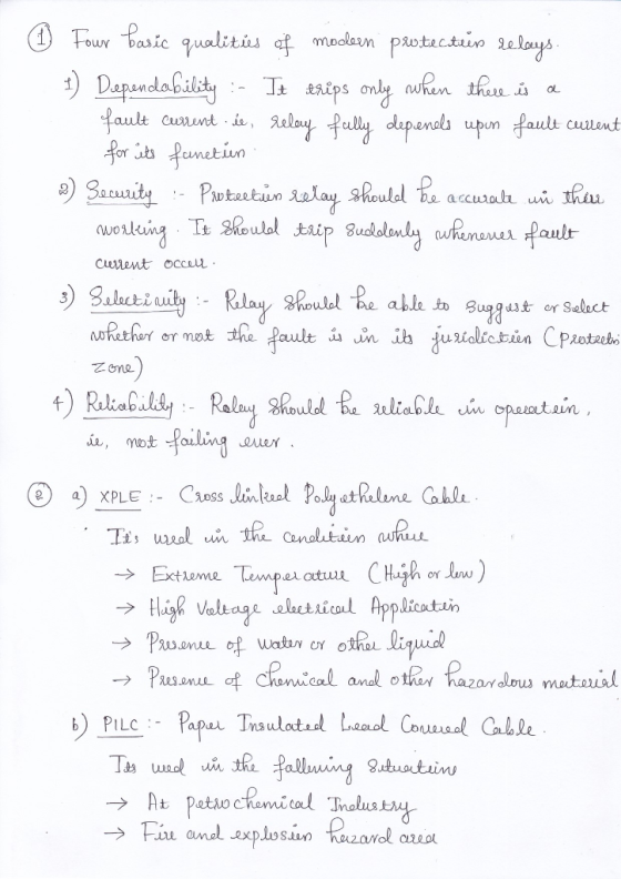 Four basic qualitis af modlan paotectio elauys ) Dapuadabality fault for tsfametiun a) Sacutity aworkeving ips only uhen the