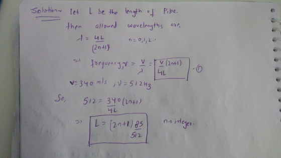 Soloto,-. Iet L be the length oj p;pe. LIL 0 So/ 5122340(int) 너レ 512