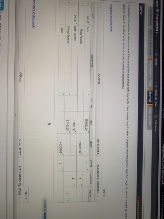 Legg NUWV21 Online teaching and... 1 of Year 1, Bryson Compa mapter 10 - Assignment 3 eBook Show Me How Calculator Journal Fi