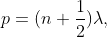 p = (n +-)