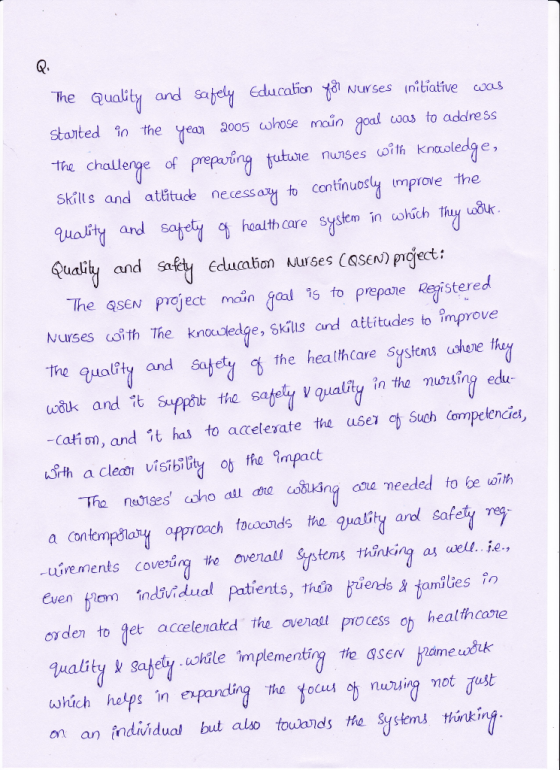 The Quality and saely Educaiona uses initiatve cwos staited the yean 2005 whosemain the challenge skills and atětude necessoyntinuasy mprove the uaitt and Sualih and Safu Edlucabon Nurses (osen) piject: coas to addlre Ss e of prepavung tutute nunses oith knaoledg e health care system in which thy oB The GSev prcject moin goal s fo etered ge, Skils and attitudes to improve Sabety the heatthCare Systems uohere Nurses | th the kn aty and in the nuwing edu ucoik and t Suppt the sa Cation, and t has to aelerate the use ct S 3th a clea visibiity ob tha impact uch Gompelenciel Tha nedises ho al ctra coöking ane meeded to be wih focdands the ualit the ovenall Systems think a Con opprcach -uive ments coverun in a well. ie., even lom ndivua Patients, théo riends & families in orden to et accelenatd the avenall process oh healihcane Yuality akety, ohile implementira te serv kame u whúch on an individual but also toulalds the Systems thúnki In