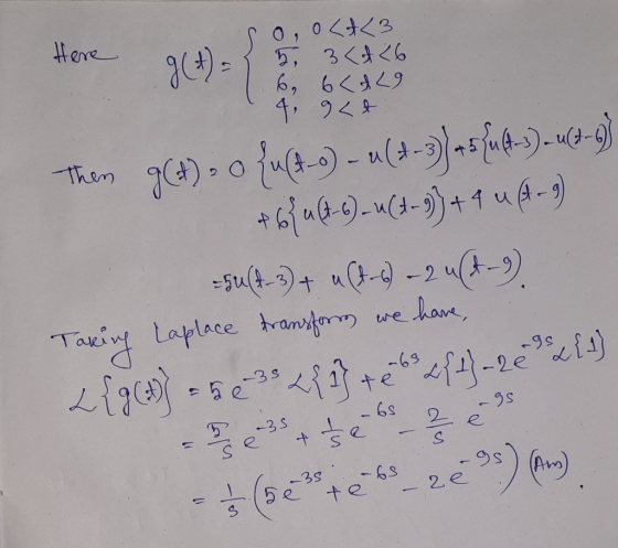 02 Here g(+) Oct 3 5, 3426 6, 6t 29 4, at Then g(4» o {u(+-) – u(+-) as {wA-5)- 443-9) +6{2(4-6) - u(+-))+44- ) +5+(4-3) + uſ