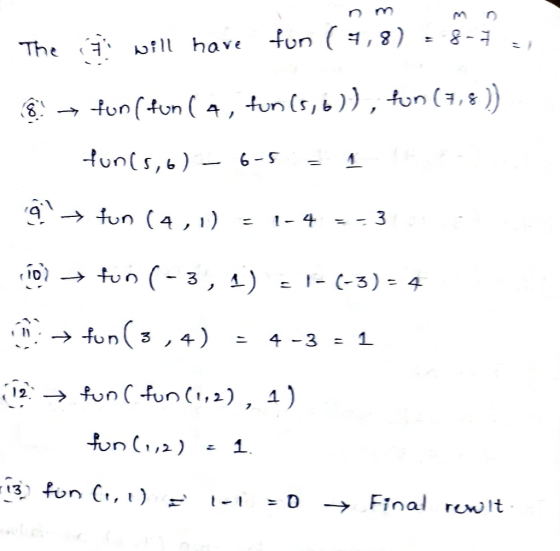 om Mo The 7 will have fun ( 7,8) = 8-7. → tunaton ( 4, tun (5, 6)), ton (7,8 )) funcs,6) - 6-5 = 1 9 → tun (4,1) = 1-4 -3 io