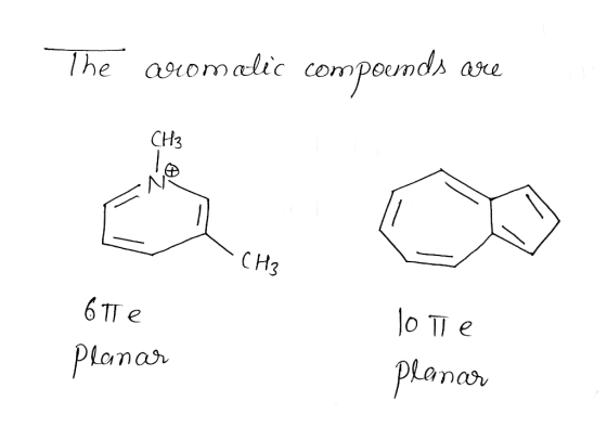 compounds asе 1he asromalic co CH3 CH3 o TT e 6 TT e Plonaor Planar