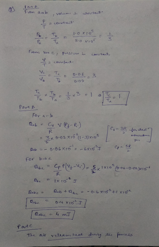 ㄒ 3 ㄒ a. Part p for a-b geっ For b→e 2- R. P art c